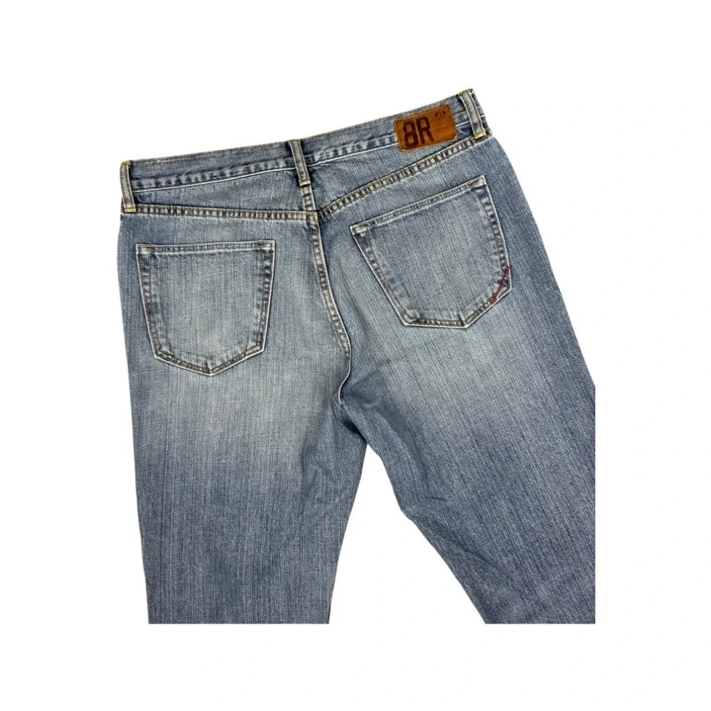 Banana Republic Men's Straight Leg Denim Jeans 100% Cotton Blue 32x29 Light Wash